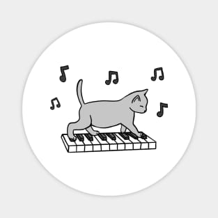 Piano Cat Magnet